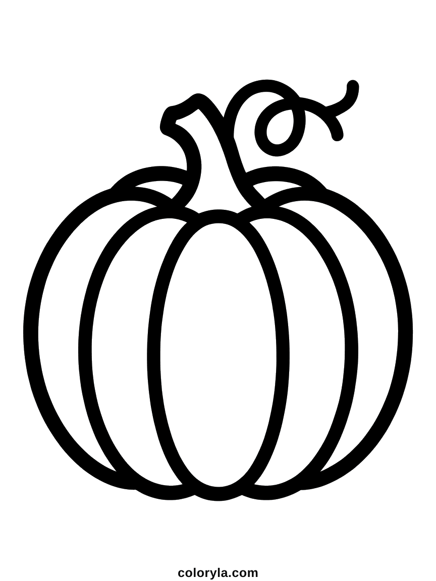 No face, no scene, just the shape in the thickest lines here, a simple free Halloween coloring page on A4.